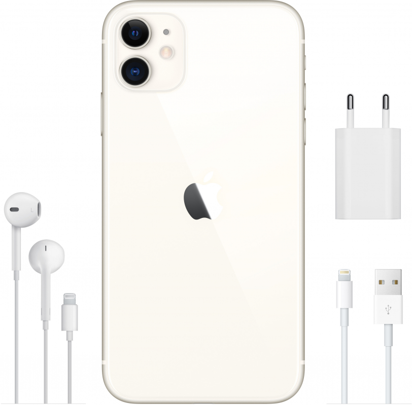 Apple iPhone 11, 64 ГБ, Белый