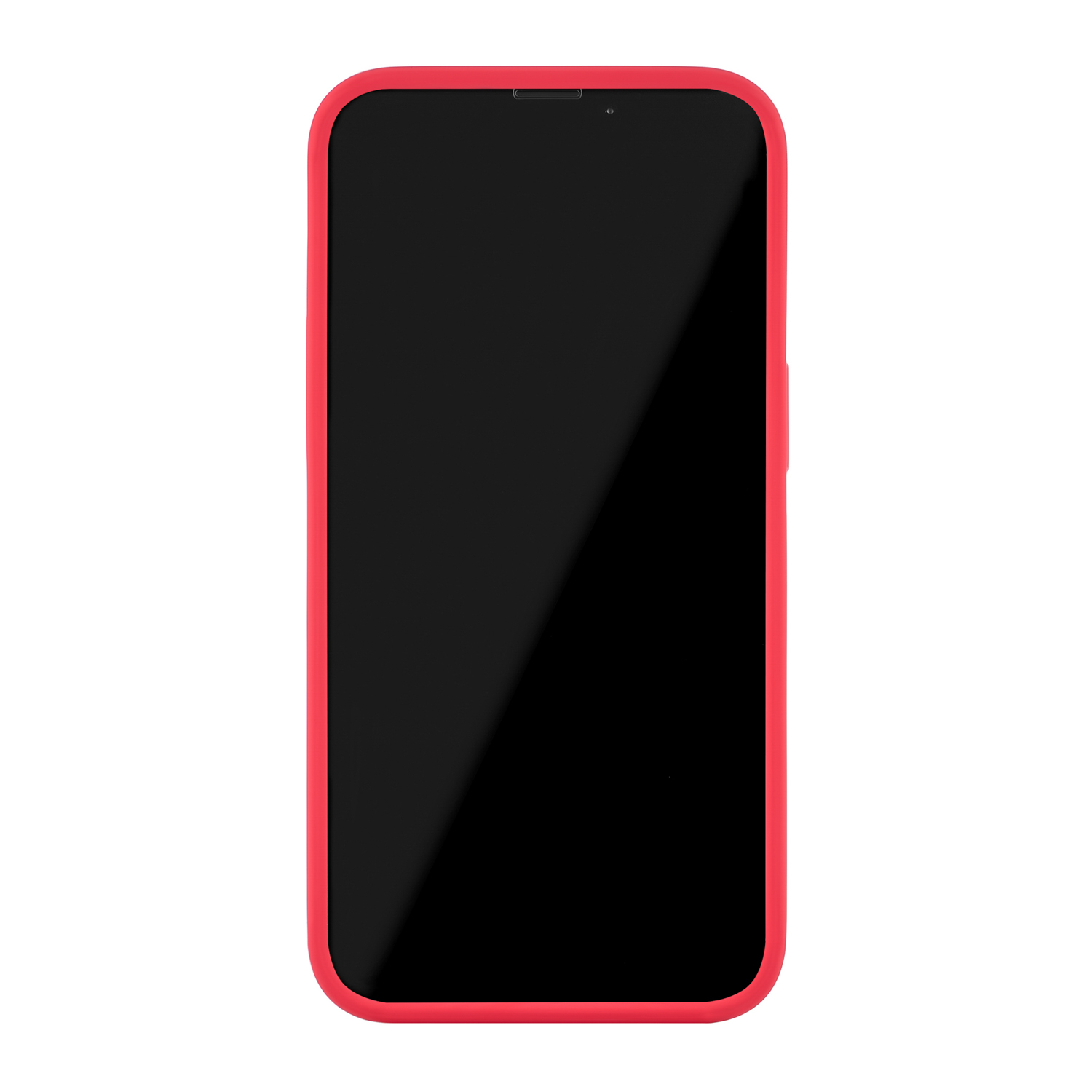 Touch Сase (Liquid silicone) for iPhone 13. Магнитная упаковка, красный