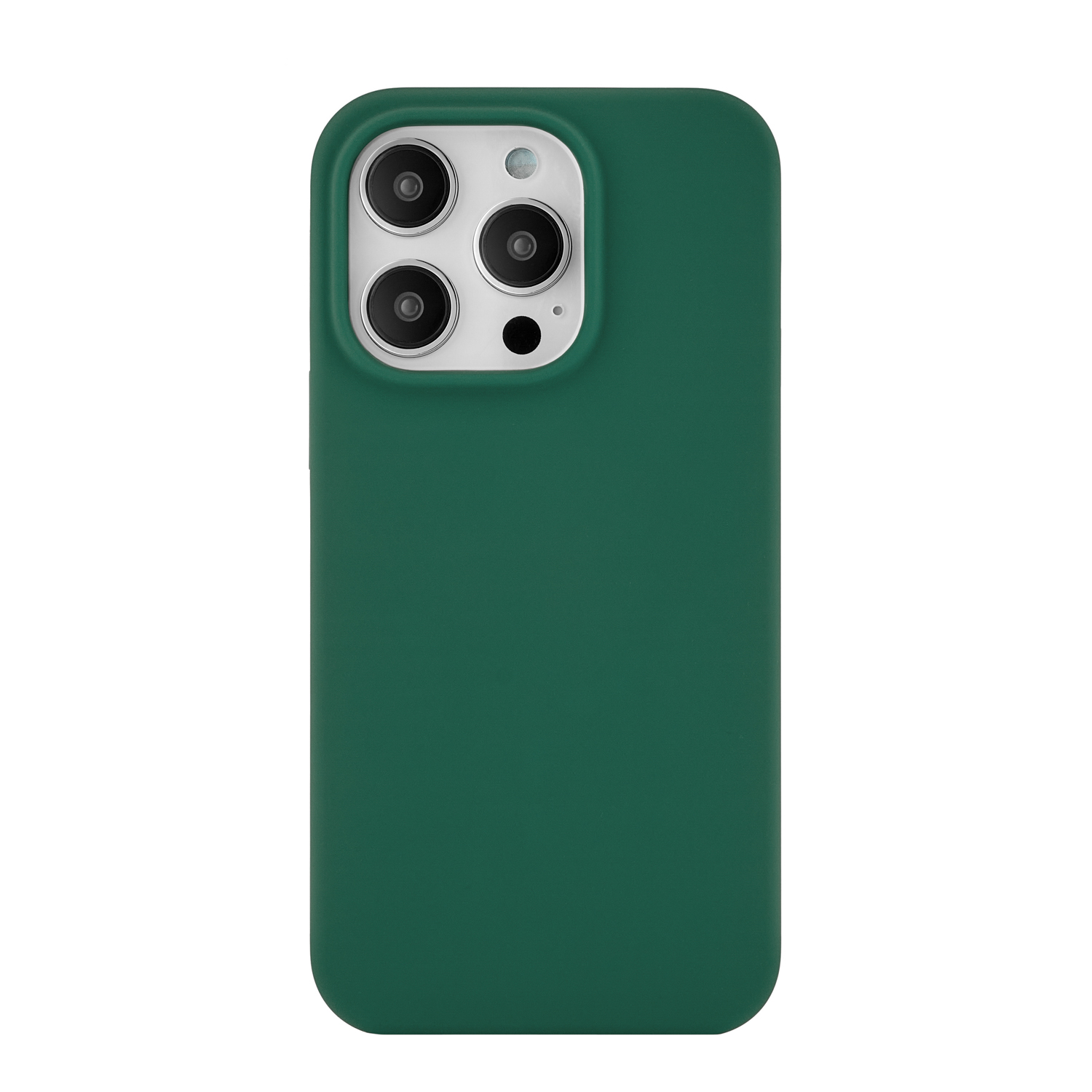 Чехол защитный uBear Touch Case для  iPhone 14 Pro, силикон, софт-тач, зелёный