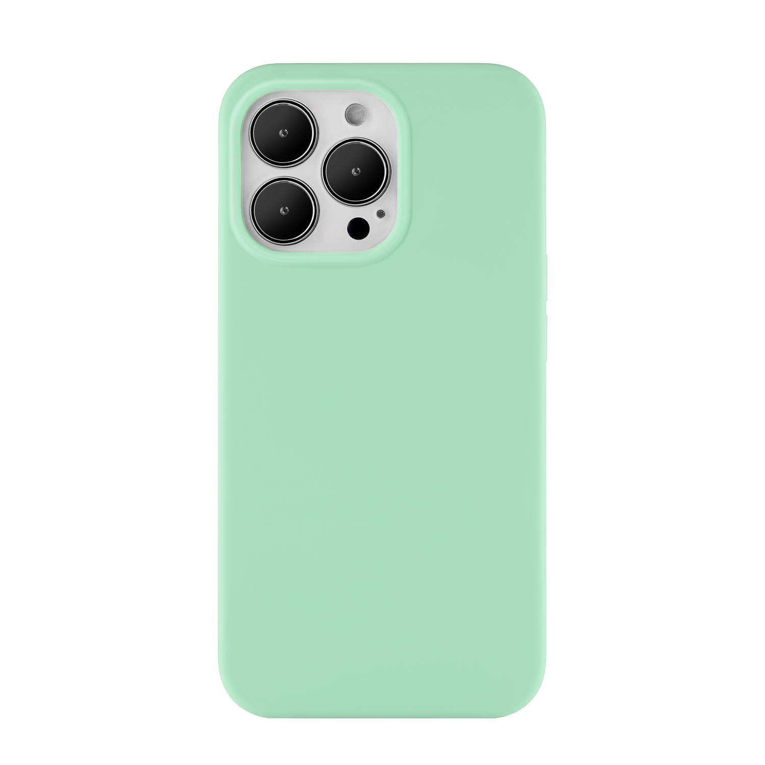 Touch Case (Liquid silicone) for iPhone 13 Pro. Магнитная упаковка, зелёный