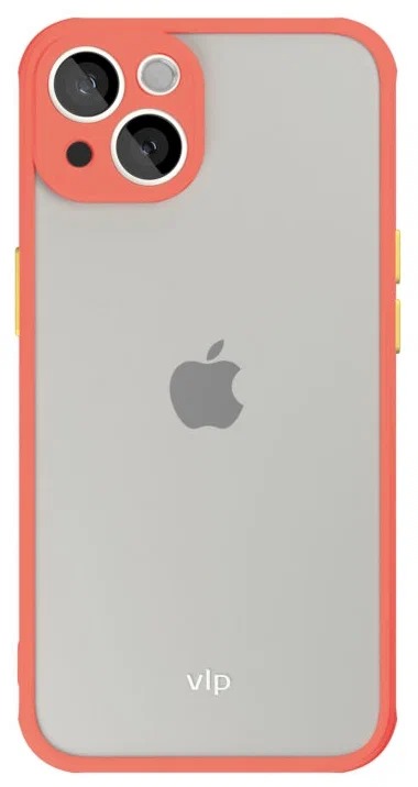 Чехол защитный "vlp" Matte Case для iPhone 13, коралловый
