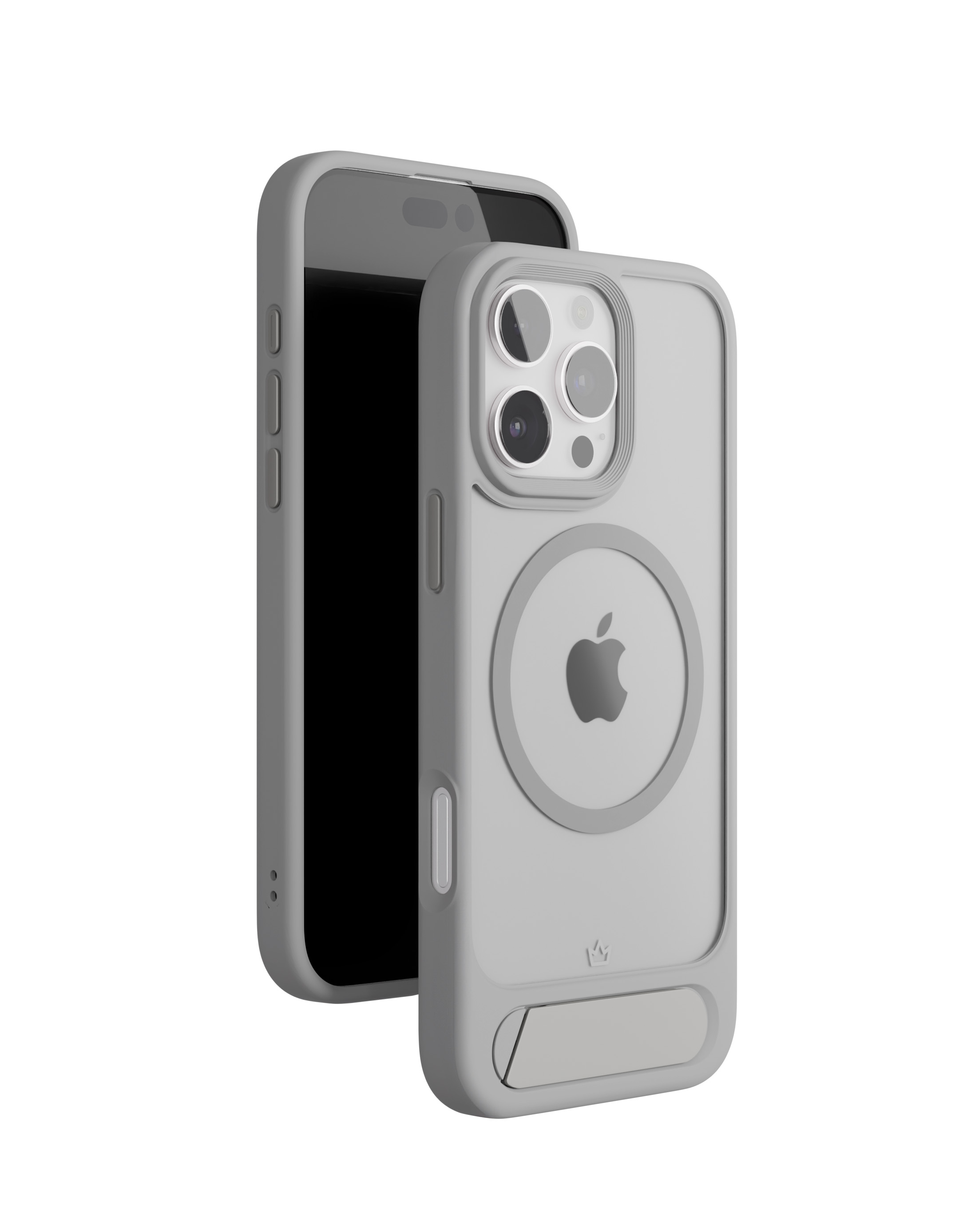 Чехол защитный "vlp" Reels Case с MagSafe для iPhone 16 Pro, серый