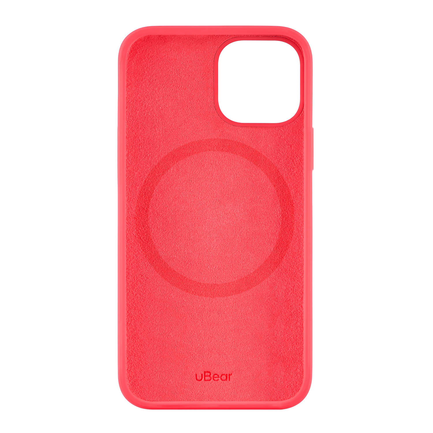 Touch Mag Case (Liquid silicone) for iPhone 13 mini MagSafe Compatible. Магнитная упаковка, красный