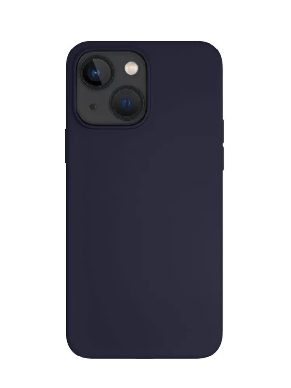 Чехол защитный "vlp" Silicone case для iPhone 14, темно-синий