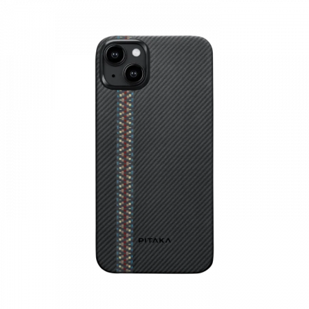 Чехол Pitaka Fusion Weaving MagEZ Case 4 для iPhone 15 Plus (6.7"), кевлар (арамид), Rhapsody