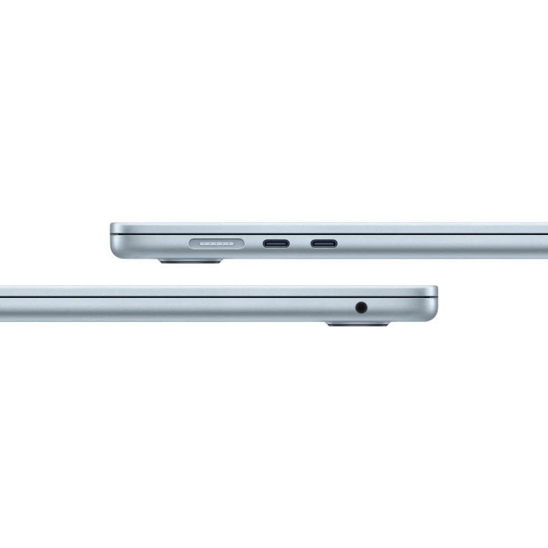 На фото изображено Apple MacBook Air 15" (M5, 10C / 10C, 2026) 24 ГБ, 1 ТБ SSD, Небесно-голубой