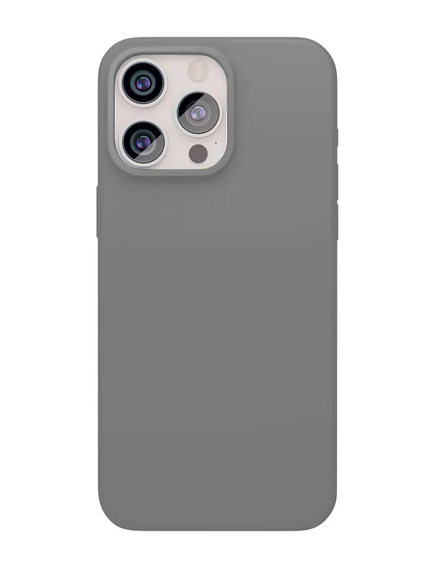 Чехол защитный VLP Aster Case с MagSafe для iPhone 15 ProMax, серый