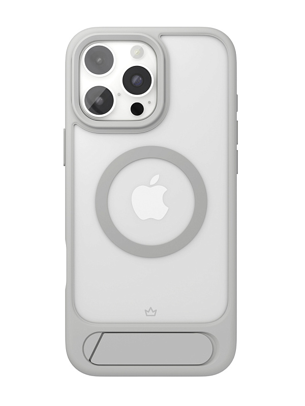 Чехол защитный VLP Reels Case с MagSafe для iPhone 16 Pro Max, серый