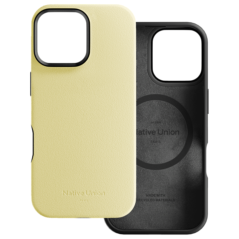 ACTIVE CASE FOR IPHONE 16 PRO MAX LEMON, чехол защитный для iPhone 16 PRO MAX, цвет: лимон