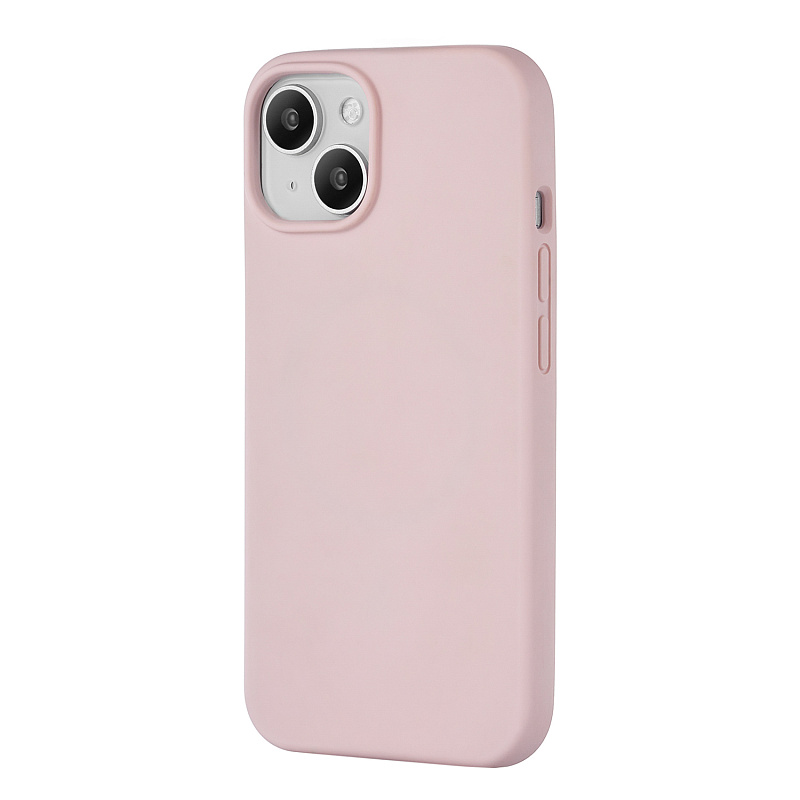 Чехол защитный uBear Touch Mag Case для iPhone 15, MagSafe совместимый, розовый