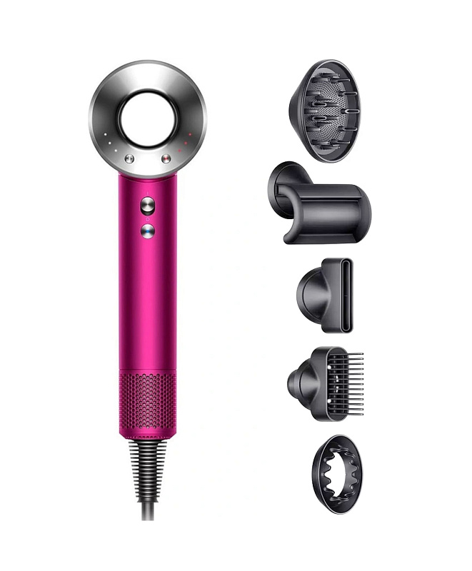 Фен Dyson Supersonic HD07, Fuchsia/Nickel