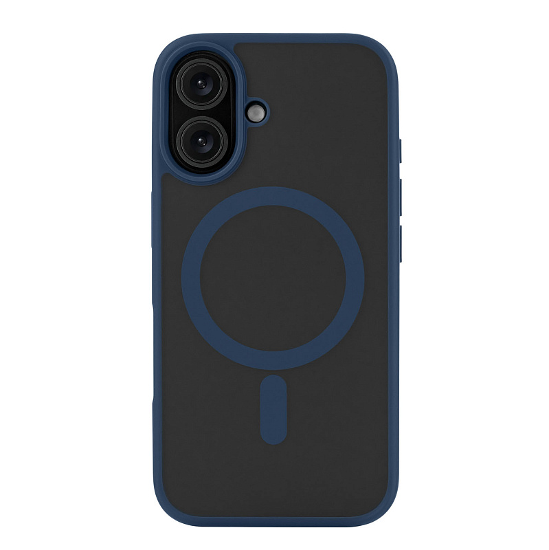Чехол защитный uBear Cloud Mag Case для iPhone 16, синий
