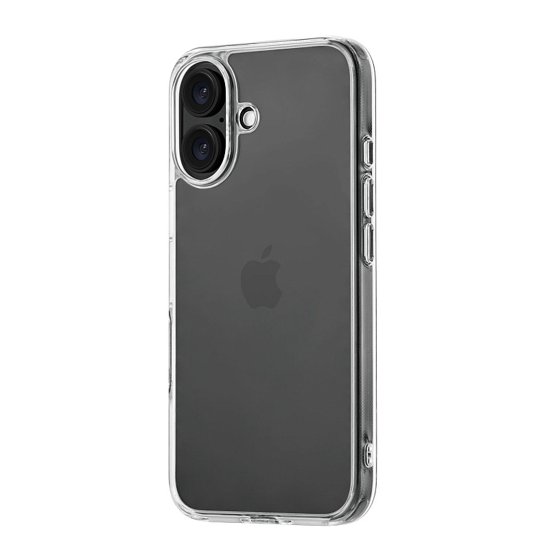 Чехол защитный uBear Real Case для iPhone 16, усиленный, прозрачный