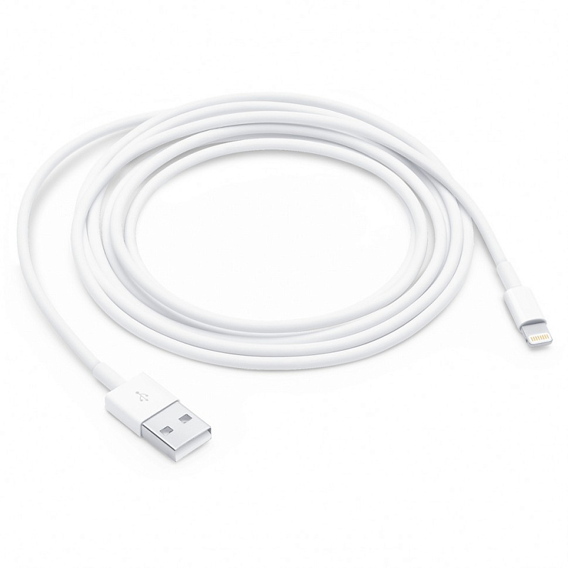 Кабель Apple Lightning/USB, 1м, белый