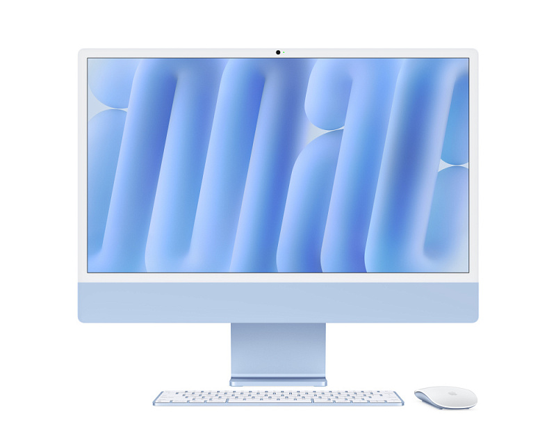 Apple iMac 24" Retina 4,5K, M4 8C / 8C, 16 ГБ, 256 ГБ, Cиний