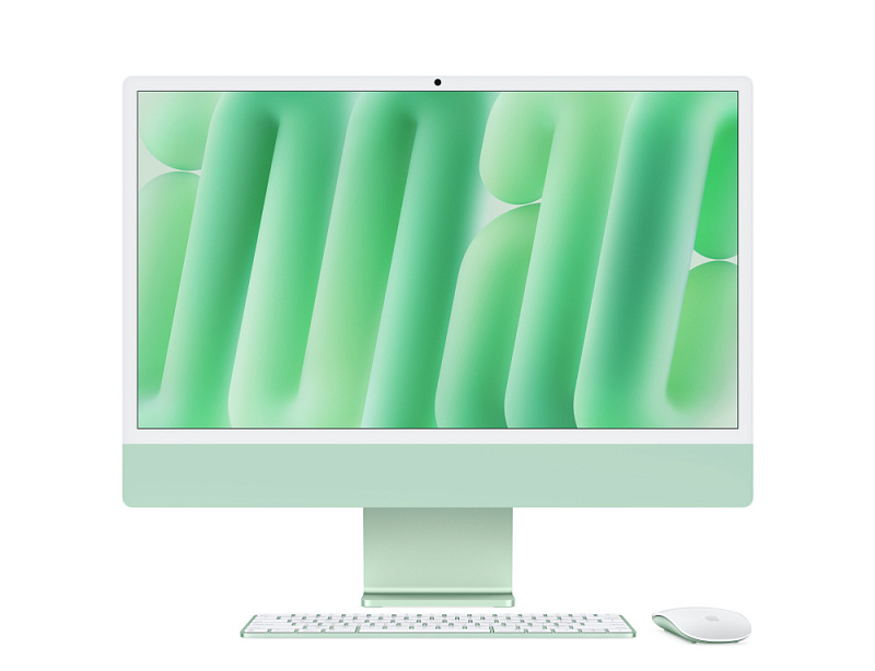 Apple iMac 24" Retina 4,5K, M4 8C / 8C, 16 ГБ, 256 ГБ, Зелёный