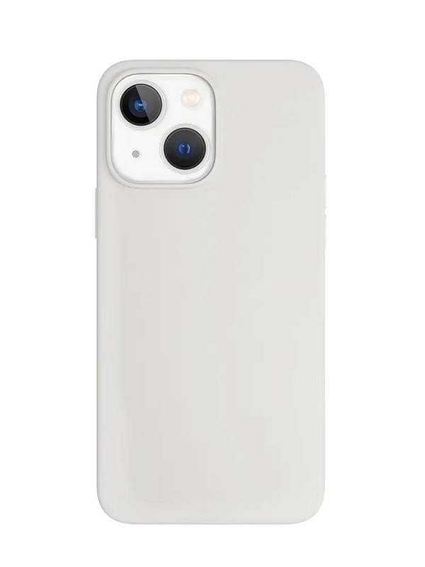 Чехол защитный VLP Silicone case с MagSafe для iPhone 14 Plus, белый
