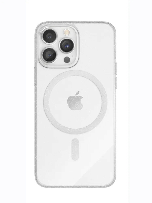 Чехол защитный VLP Starlight Case с MagSafe для iPhone 14 Pro, прозрачный