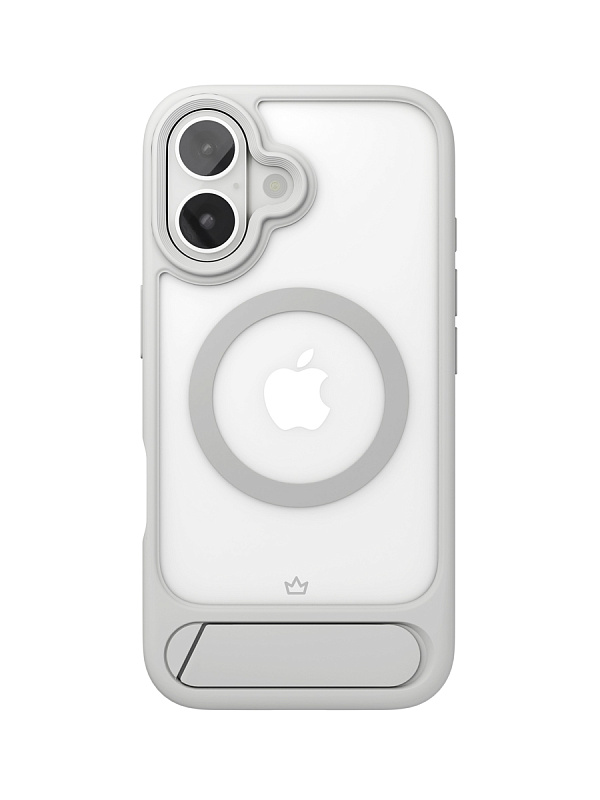 Чехол защитный VLP Reels Case с MagSafe для iPhone 16 Plus, серый