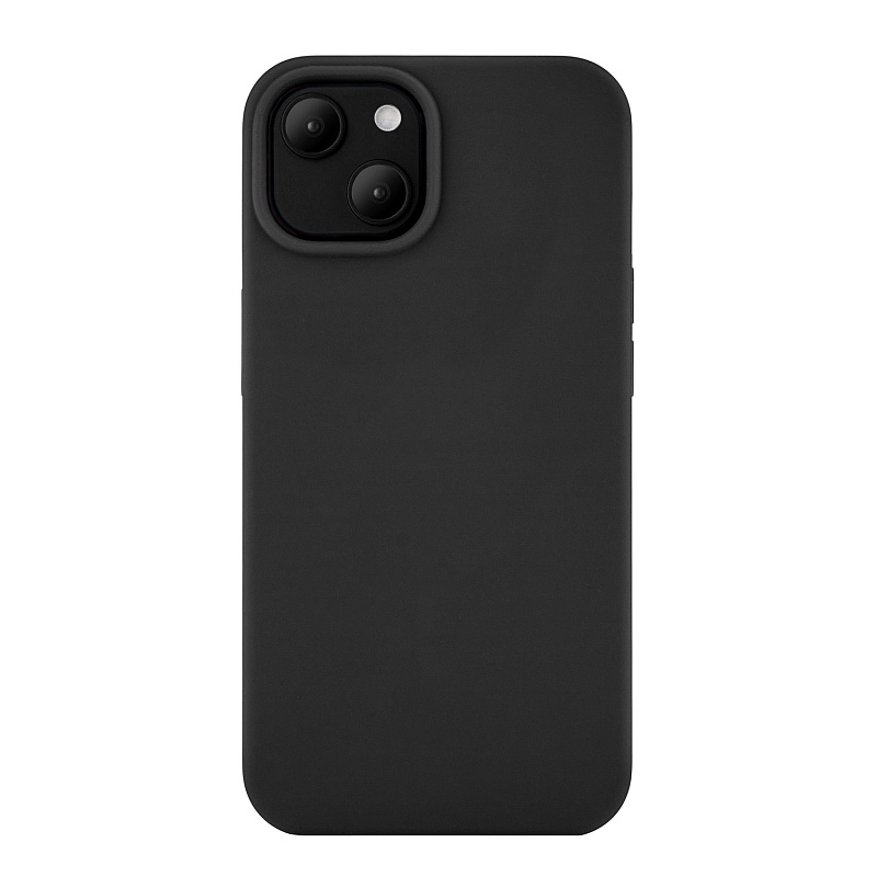 Чехол защитный uBear Touch Mag Case для  iPhone 14, MagSafe совместимый, силикон, софт-тач, чёрный