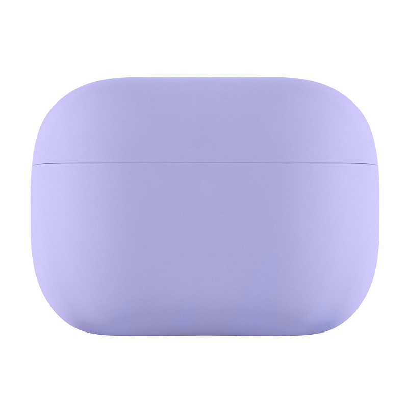 Ультратонкий силиконовый чехол Touch Case for AirPods Pro 2 / Pro, сиреневый