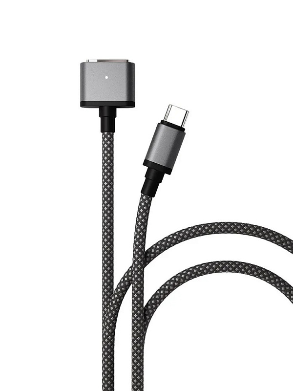 Дата-кабель VLP Cable USB C - MagSafe, 2.0м, серый космос