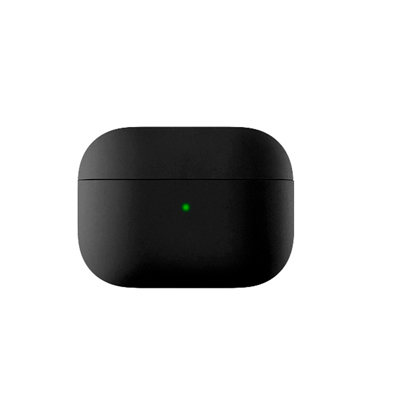 Ультратонкий силиконовый чехол Touch Case for AirPods Pro (всего 0,8 мм), чёрный