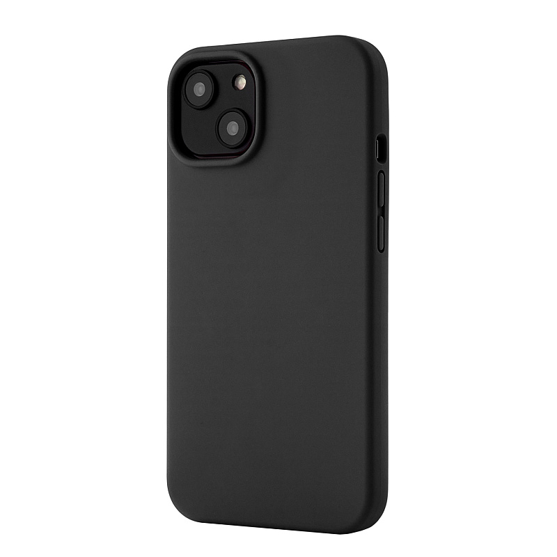 Чехол защитный uBear Touch Mag Case для  iPhone 14, MagSafe совместимый, силикон, софт-тач, чёрный