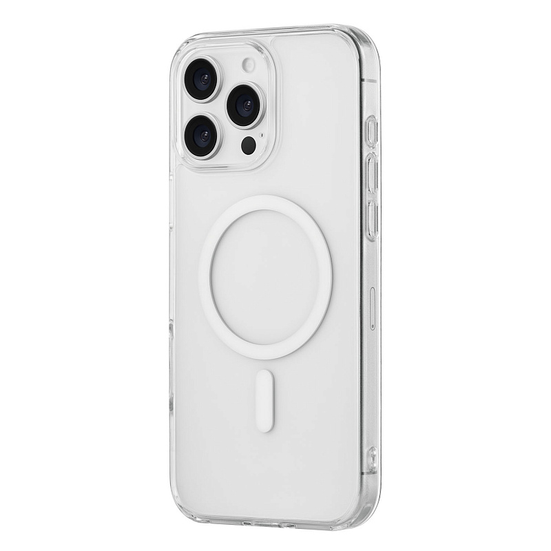 Чехол защитный uBear Real Mag Case для iPhone 16 Pro Max, прозрачный