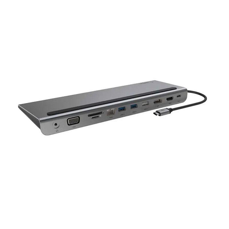 Док-станция Belkin Connect USB-C 11-in-1 Multiport Dock, серый