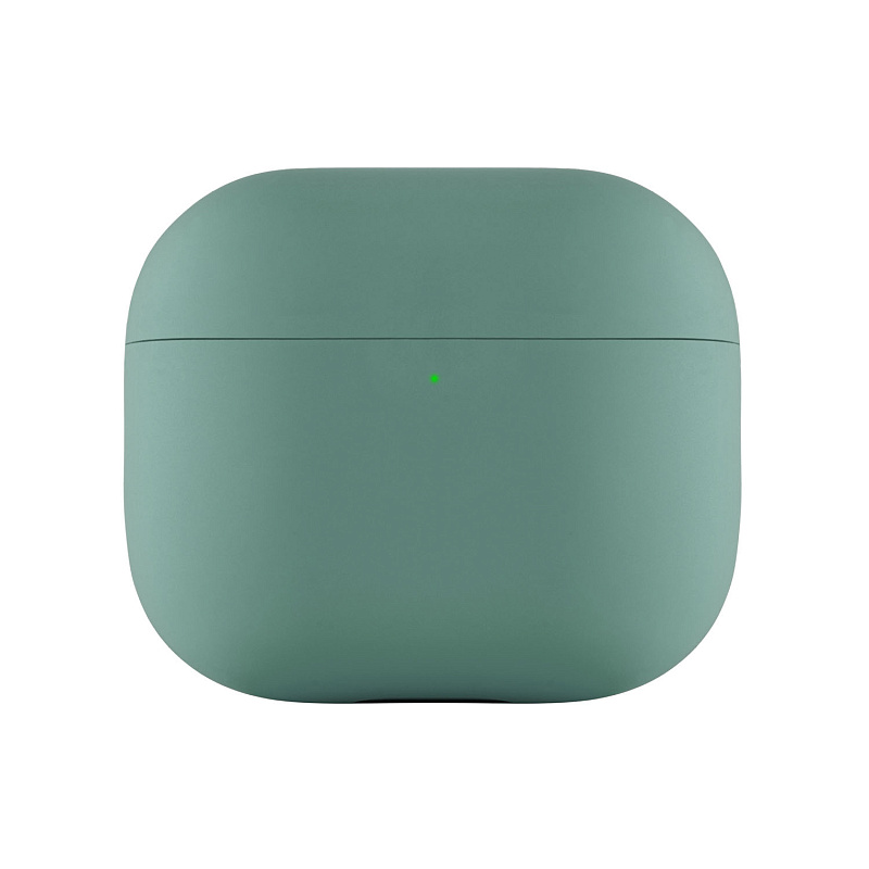 Ультратонкий силиконовый чехол Touch Case для AirPods 3, зелёный
