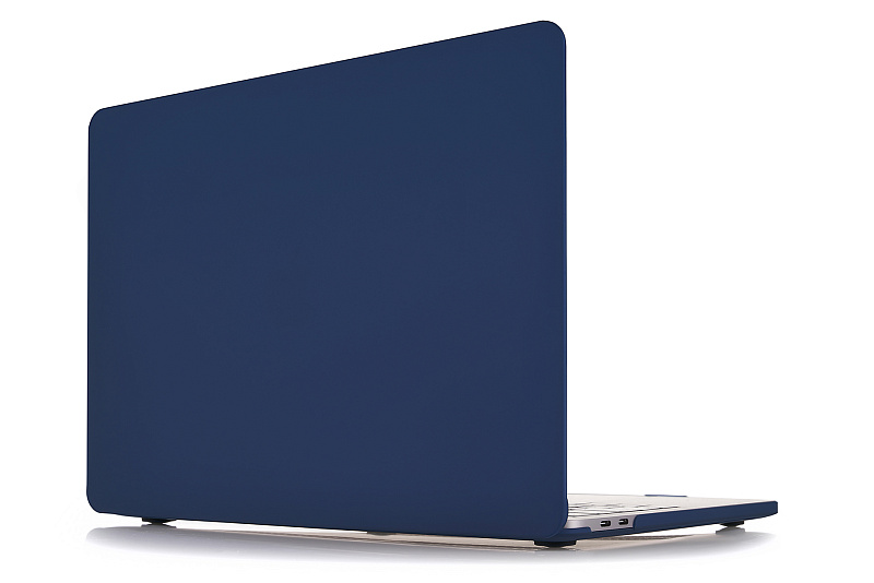 Чехол защитный VLP Plastic Case для MacBook Pro 16" 2019-2020, темно-синий