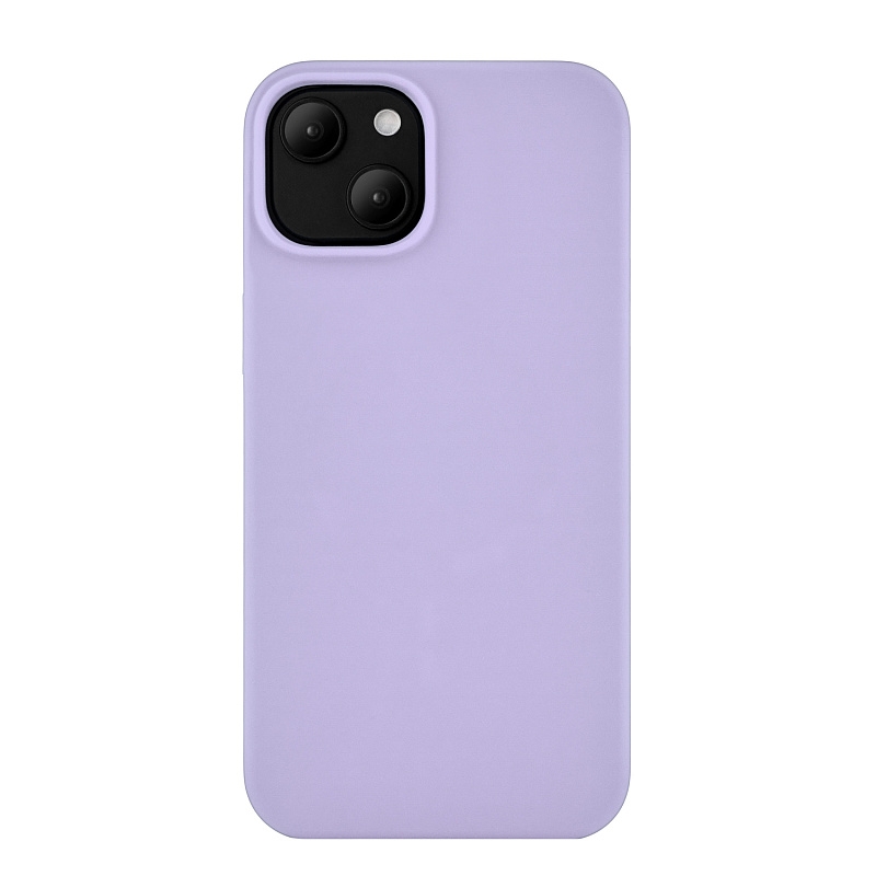 Чехол защитный uBear Touch Case для  iPhone 14, силикон, софт-тач, фиолетовый