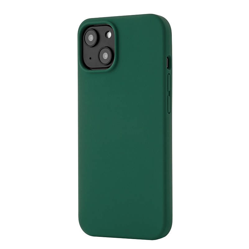 Чехол защитный uBear Touch Mag Case для  iPhone 14, MagSafe совместимый, силикон, софт-тач, зелёный