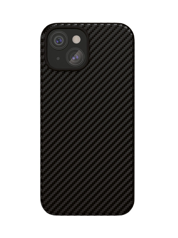 Чехол защитный VLP Kevlar Case с MagSafe для iPhone 15 Plus, черный