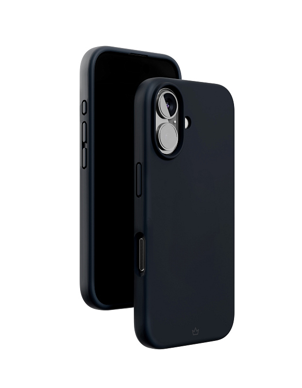 Чехол защитный VLP Aster Case с MagSafe для iPhone 16, темно-синий