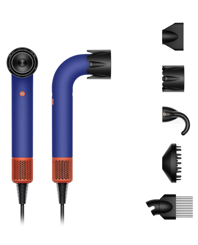 Фен Dyson HD18 Supersonic R Pro, Vinca Blue/Topaz Orange