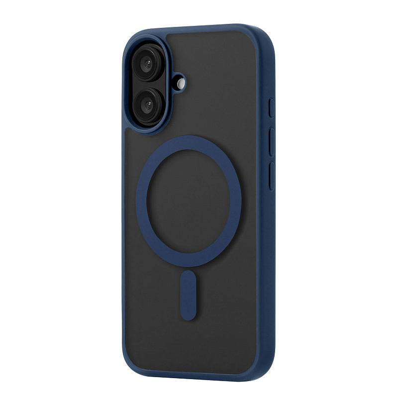 Чехол защитный uBear Cloud Mag Case для iPhone 16, синий