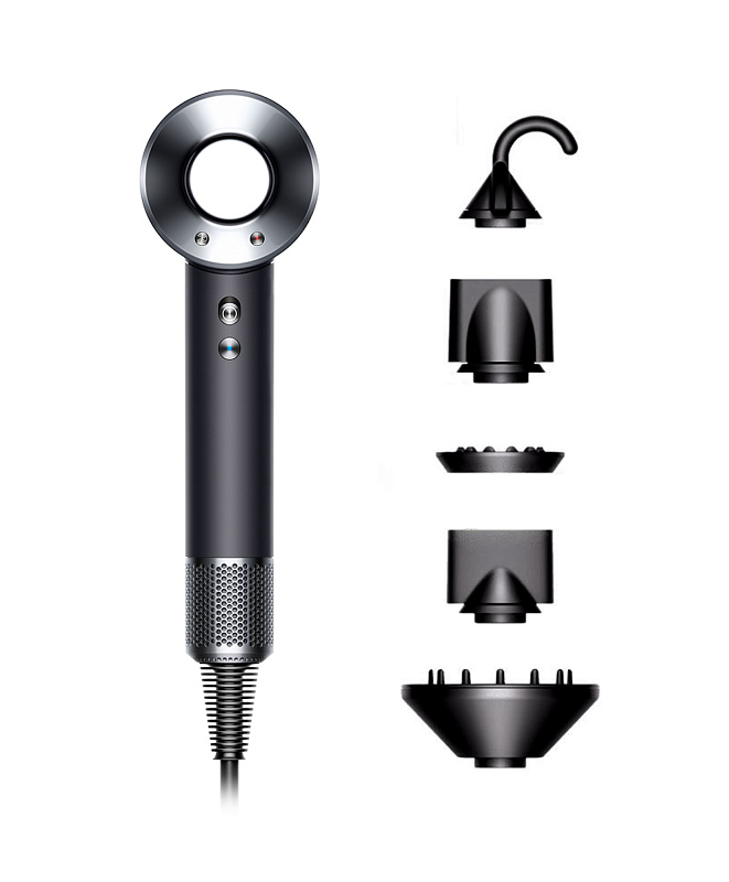 Фен Dyson Supersonic HD08, Black/Nickel