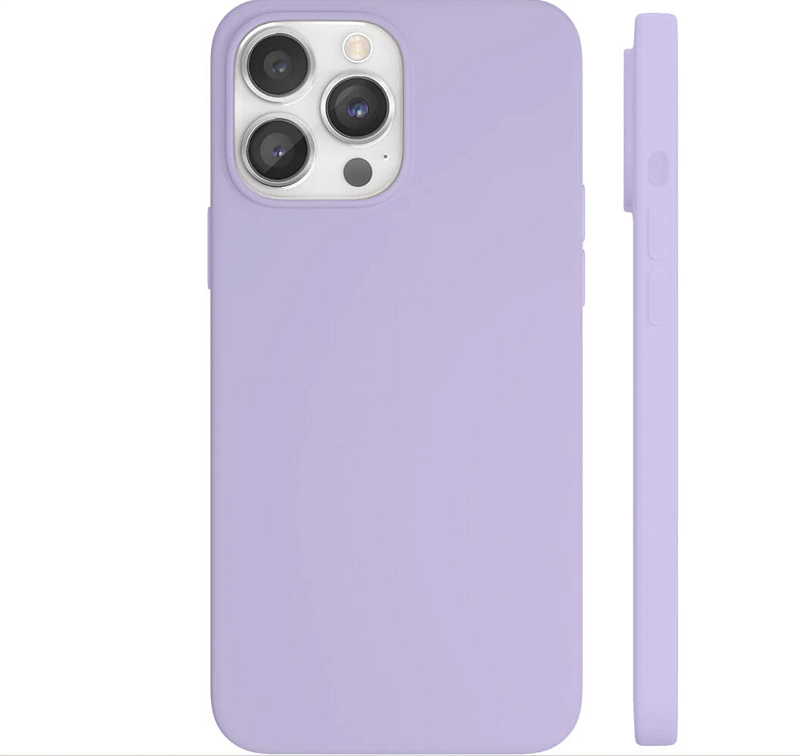 Чехол защитный VLP Silicone case с MagSafe для iPhone 14 Pro, сиреневый