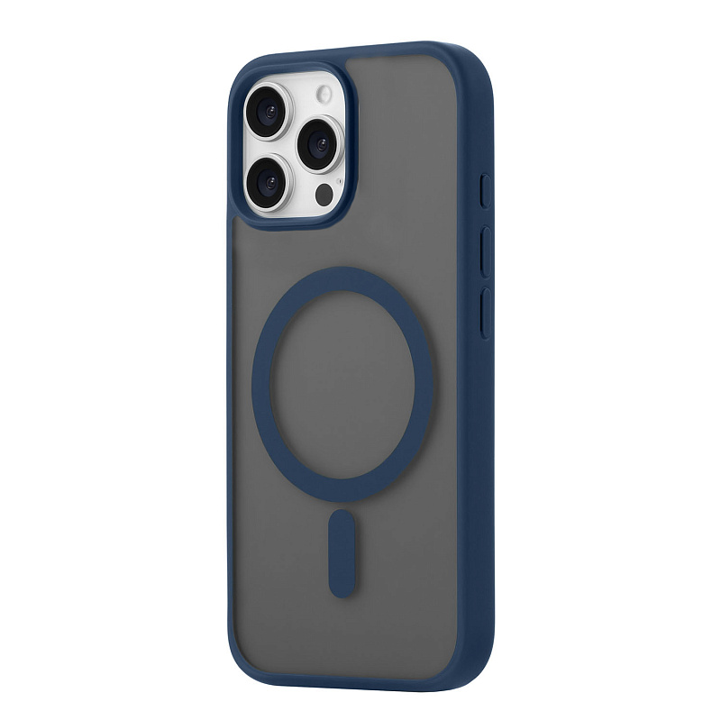 Чехол защитный uBear Cloud Mag Case для iPhone 16 Pro Max, синий