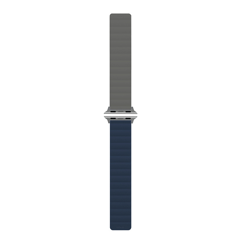 Ремешок uBear Mode для Apple Watch M/L (42, 44, 45, 49 мм), силиконовый, синий/серый