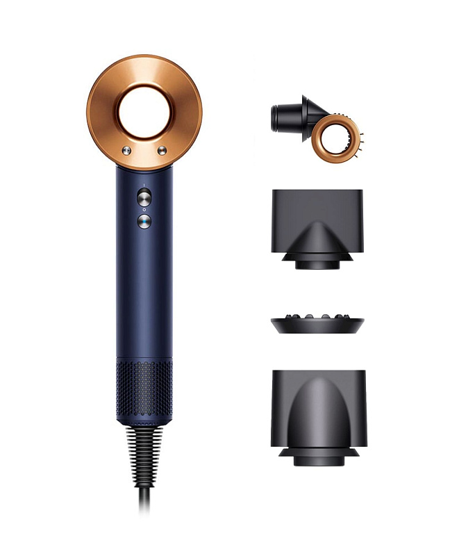 Фен Dyson Supersonic HD15, Blue/Copper