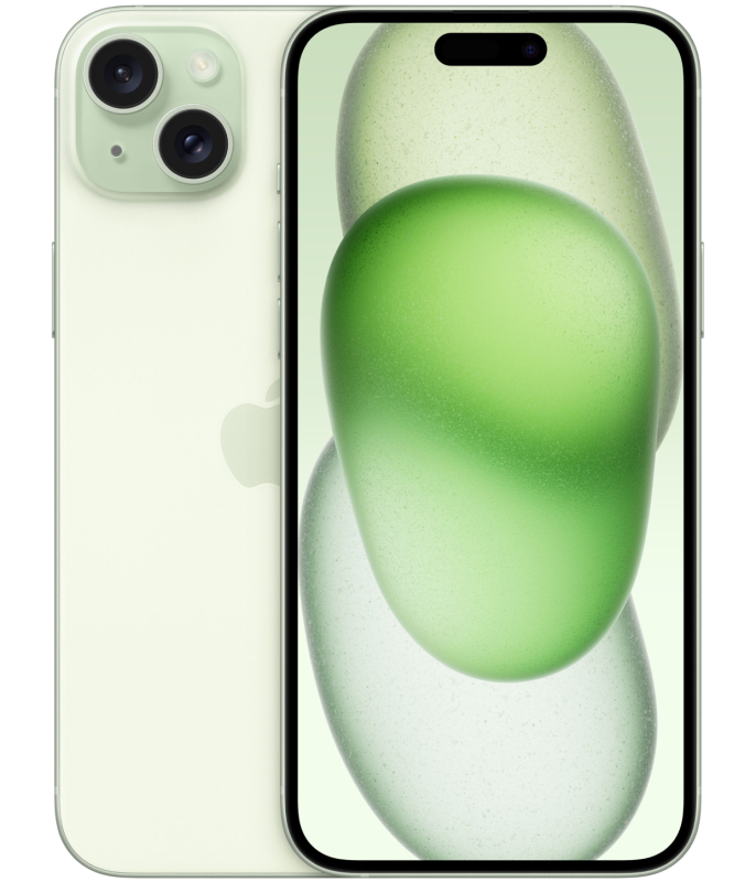 Фото Apple iPhone 15 Plus, 128 ГБ, Зеленый На фото изображено Apple iPhone 15 Plus, 128 ГБ, Зеленый