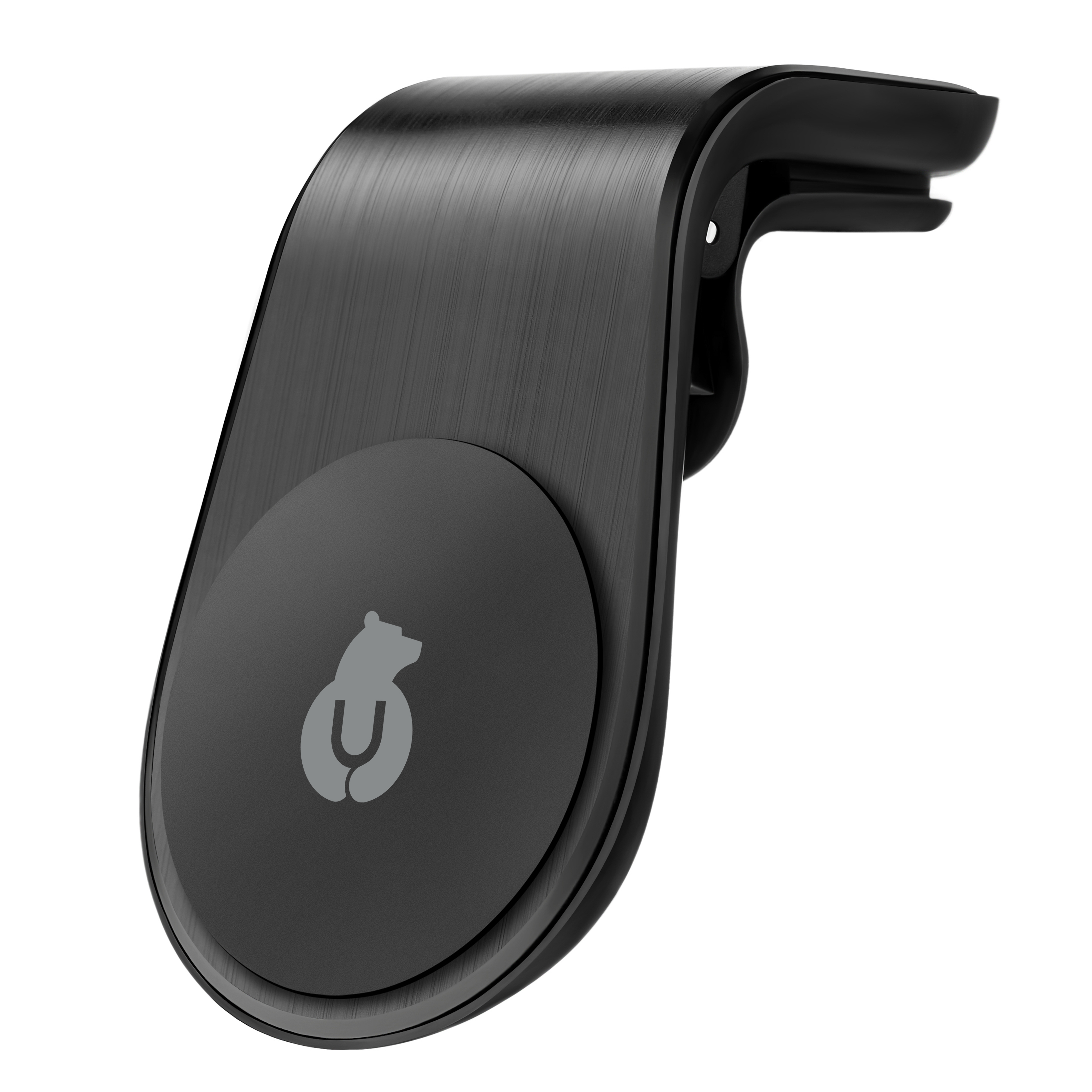 Фото Автомобильный держатель uBear Unit Air Vent Magnetic Car Mount, чёрный На фото изображено Автомобильный держатель uBear Unit Air Vent Magnetic Car Mount, чёрный
