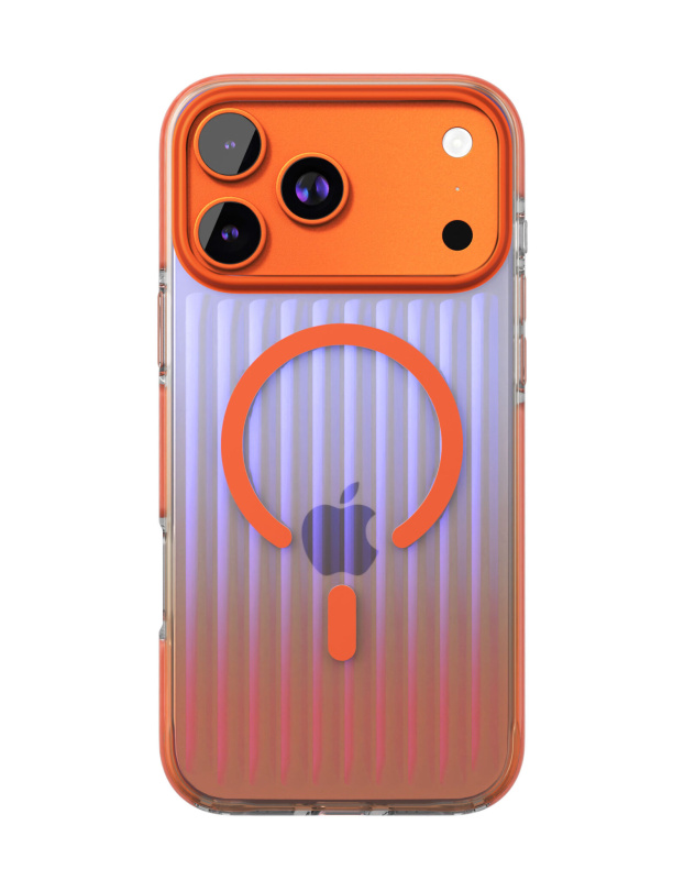 Фото Чехол защитный VLP Pulse Case с MagSafe для iPhone 17 Pro Max, оранжевый Фото Чехол защитный VLP Pulse Case с MagSafe для iPhone 17 Pro Max, оранжевый