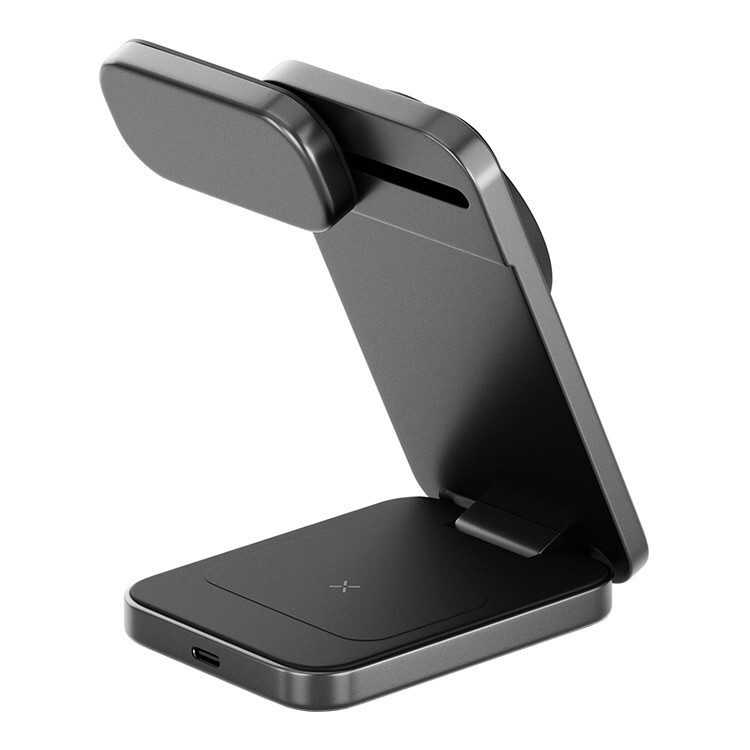 Беспроводное зарядное устройство Energea MagTrio Plus 3 в 1, черный Беспроводное зарядное устройство Energea MagTrio Plus 3 в 1, черный