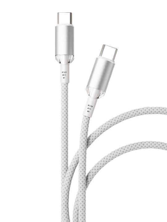 Фото Кабель VLP Diamond Cable USB-C/USB-C, 1.2м, белый Фото Кабель VLP Diamond Cable USB-C/USB-C, 1.2м, белый