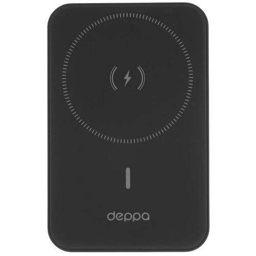 Фото Внешний аккумулятор Deppa NRG Alum 5000 mAh, черный Фото Внешний аккумулятор Deppa NRG Alum 5000 mAh, черный