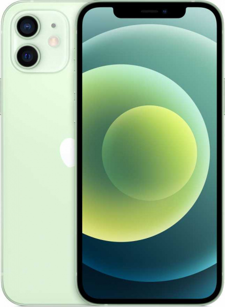 Фото Apple iPhone 12, 64 ГБ, Зеленый На фото изображено Apple iPhone 12, 64 ГБ, Зеленый